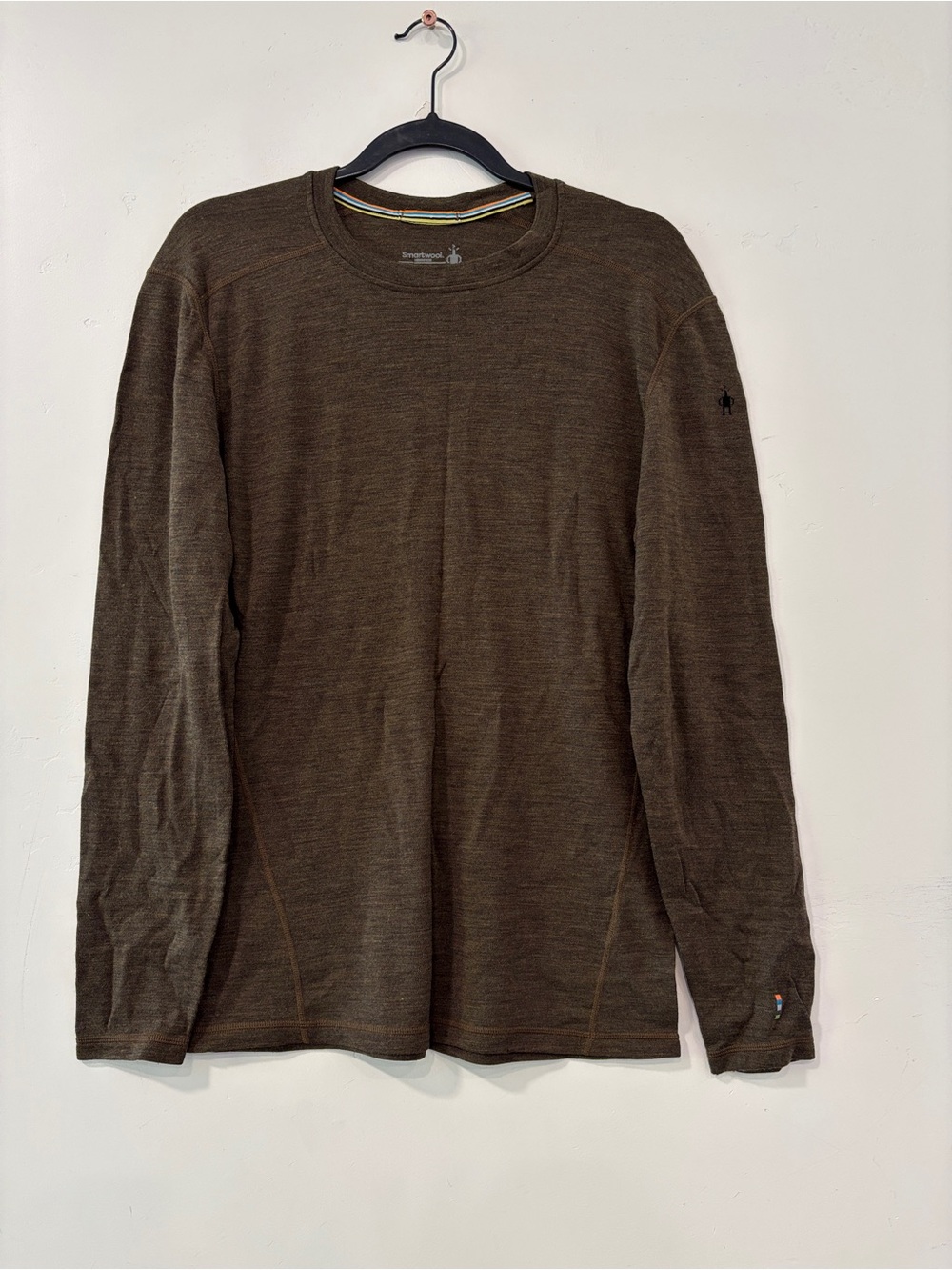 Smartwool Merino 250 Men's Long Sleeve Base Layer Crew Shirt Olive Green Medium